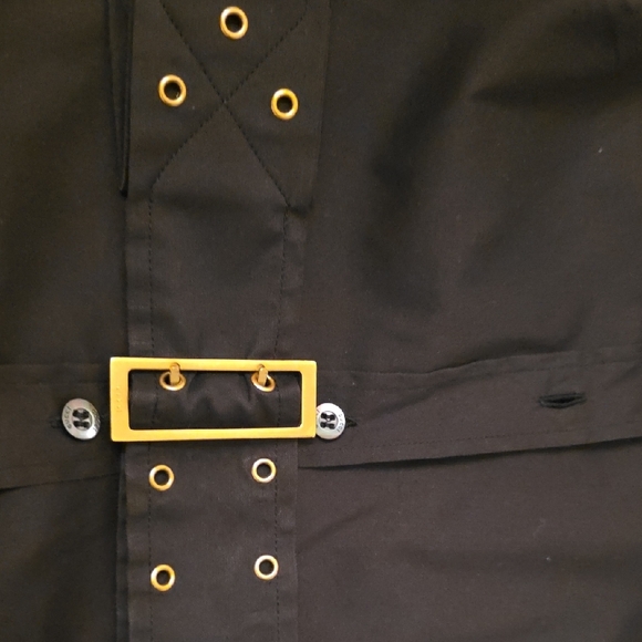 Gucci Black Button-Up Belted Shirt Tom For Era - Picture 7 of 7